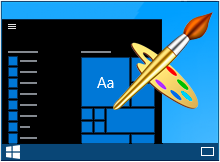 Bir tıkla başlat menüsü ve görev çubuğunu siyah yapın