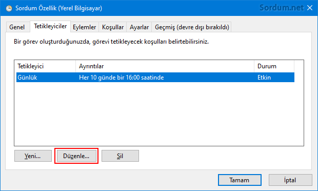 Tetikleyici düzenle