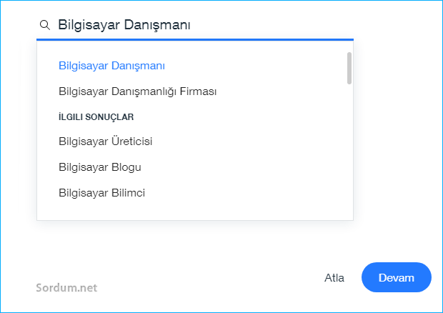 Wix ile ne tür bir site seçimi
