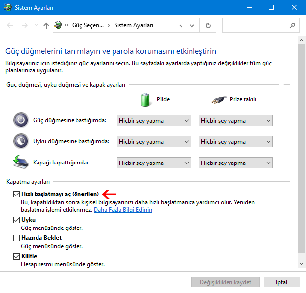 Hızlı başlat Hızlı başlat