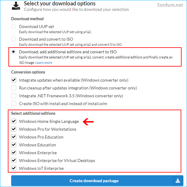 Windows 11 diğer sürümleri indir