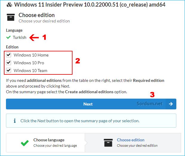 Windows 11 indirme sayfası