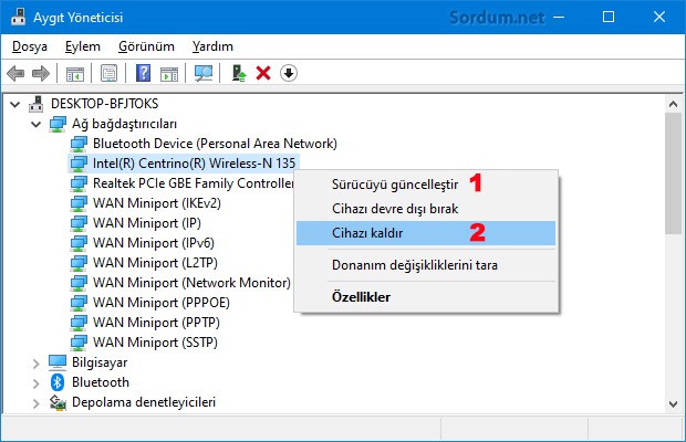Wi-Fi sürücüsünü güncelle Wi-Fi sürücüsünü güncelle