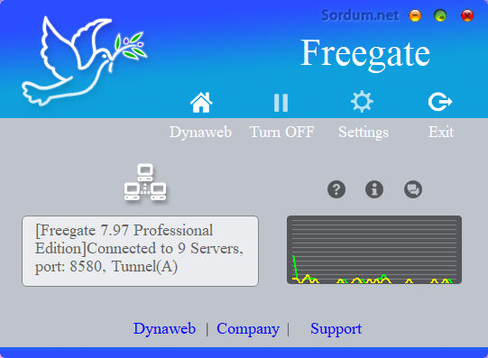 freegate arayüzü