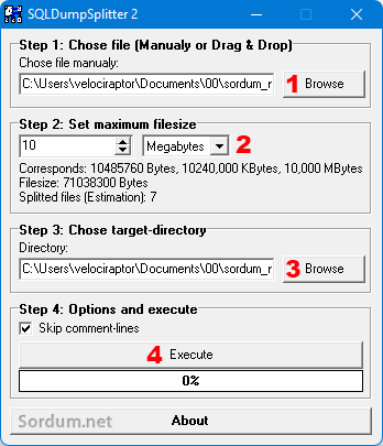 SQL Dump Splitter