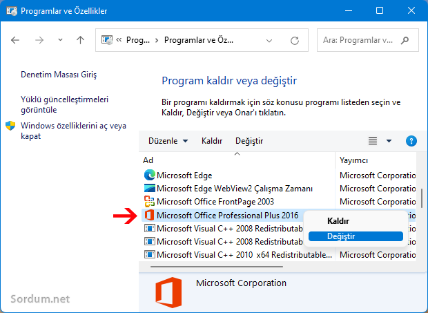 Microsoft Exceli Onar
