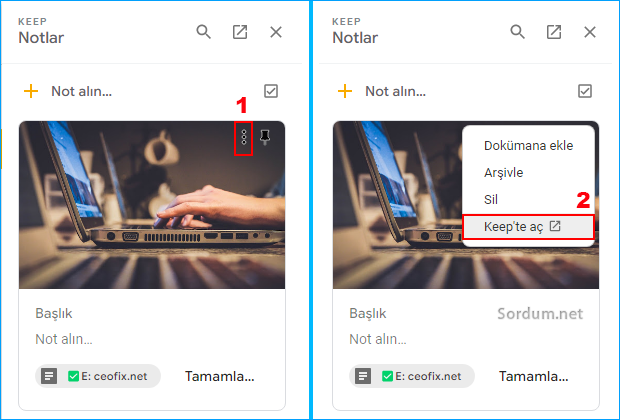 Resmi Keep te aç Resmi Keep te aç