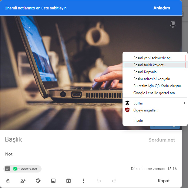 Keepteki resmi Orjinal boyutunda kaydet Keepteki resmi Orjinal boyutunda kaydet