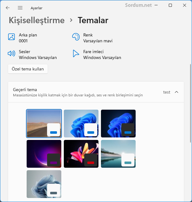Windowsta Tema nasıl değiştirilir