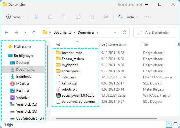 Kompakt görünüm