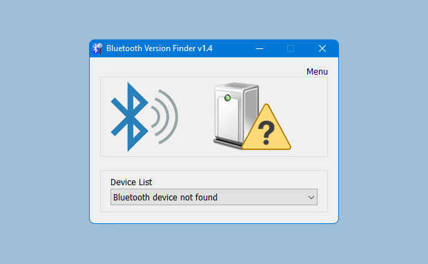 bluetooth version finder bluetooth yok