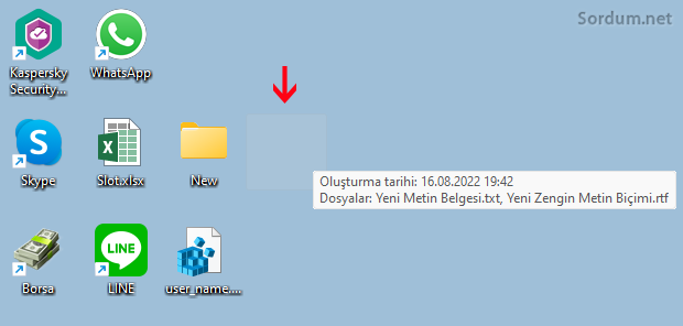 Görünmez klasör Görünmez klasör