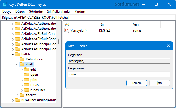 Bat yönetici yetkilerinde çalışsın