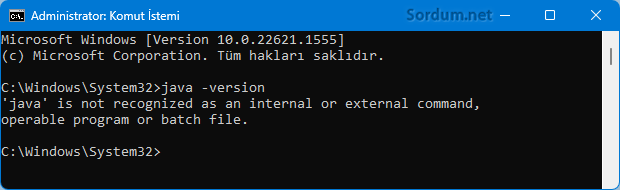 Java kurulumu öğrenin