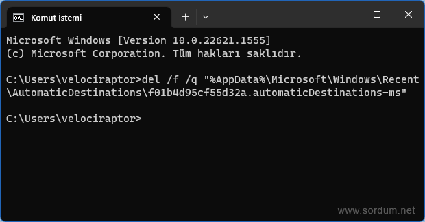 Cmd komutu ile hızlı başlat ayarlarını sıfırla Cmd komutu ile hızlı başlat ayarlarını sıfırla