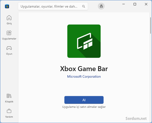 Game bar nasıl yeniden yüklenir