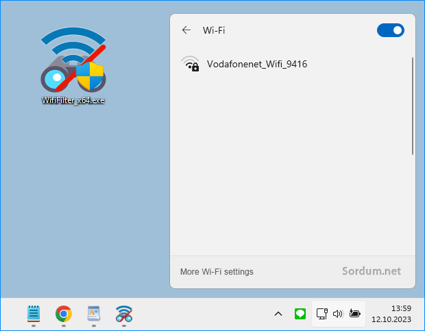 wi-fi listesi temizlendi