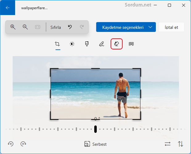 Resimden nesne silme aracı