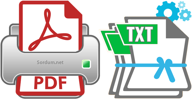 Txt dosyalarını pdf ye çevir