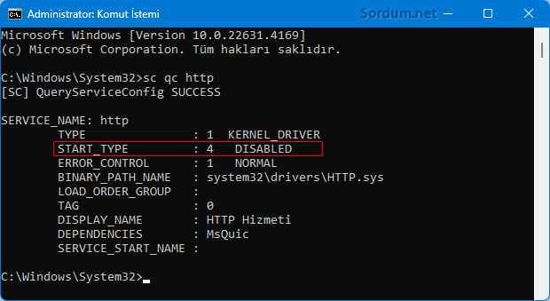 Http server durum kontrolü
