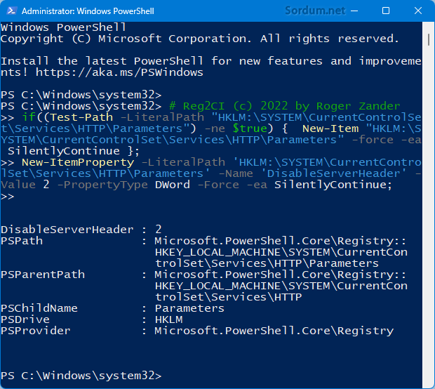 Registry yi Ps1 e dönüştür