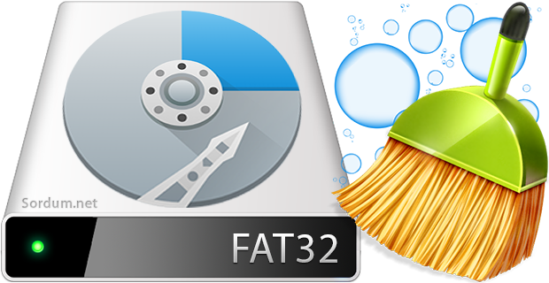 32 GB tan büyük diski Fat32 yap