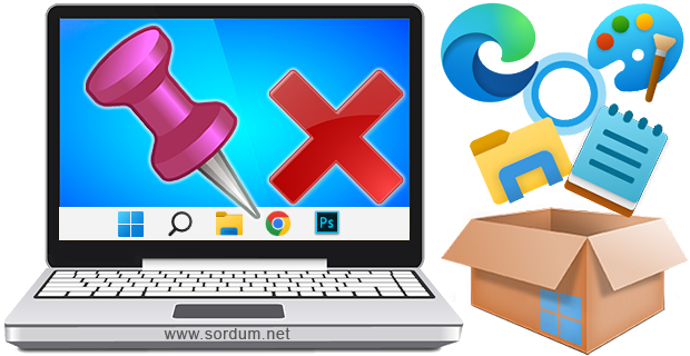 Görev çubuğuna sabitle yok