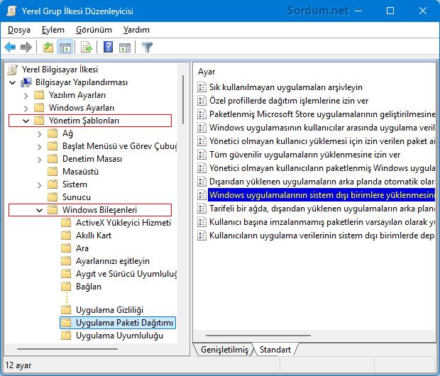 Uygulama paketi dağıtımı Uygulama paketi dağıtımı