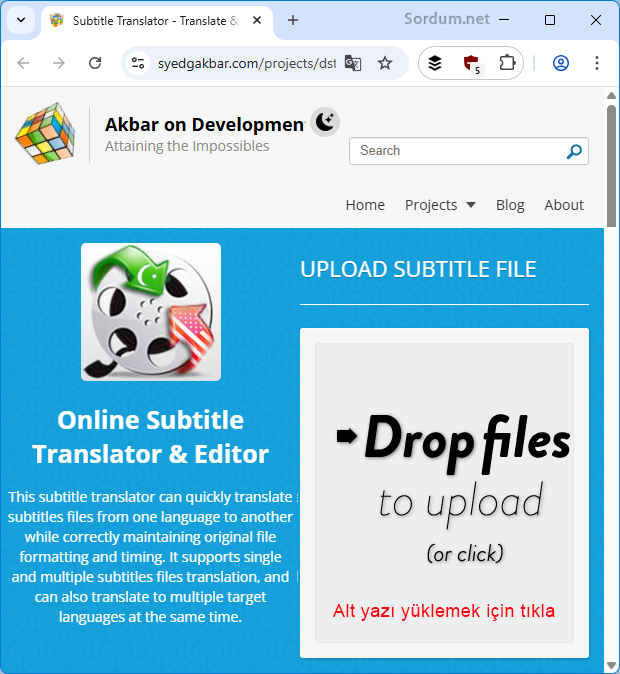 Online alt yazı çevirici Online alt yazı çevirici