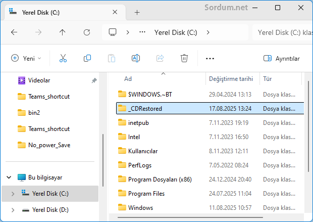 CDResored