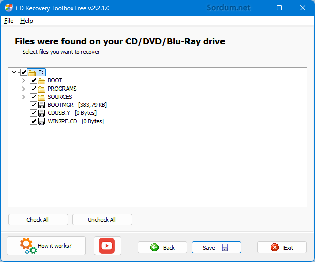 Cd recovery toolbox free liste