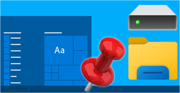 Görev çubuğuna dizin dosya veya klasör ekleyin