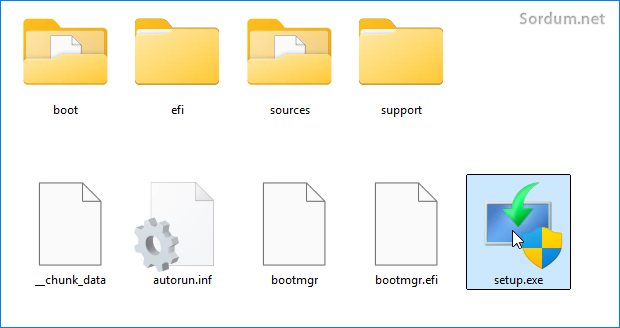 ISO yu çift tıklayıp çalıştırın