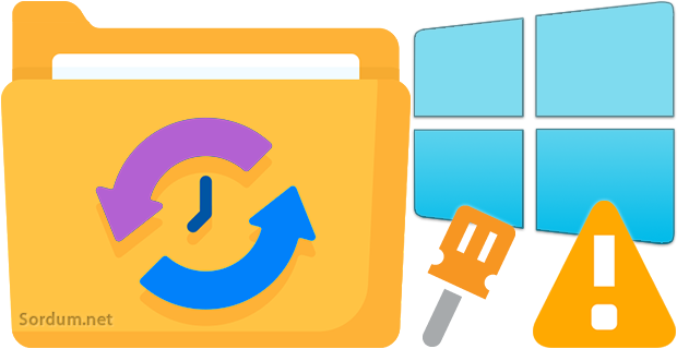 Dosya geçmişi etkinleştirilemedi hatası