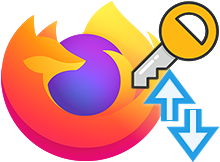 Firefoxta Parolaları (şifreleri) dışa aktarın