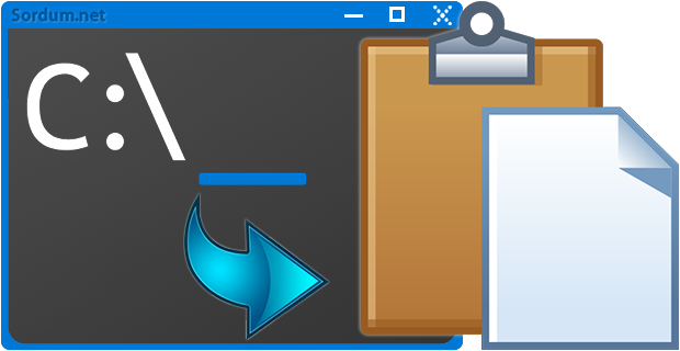 Cmd komut çıktısı panoya kopyalansın Cmd komut çıktısı panoya kopyalansın