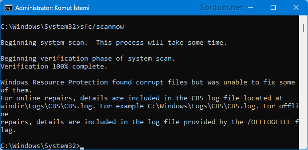 sfc scannow sfc scannow