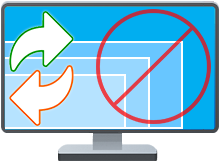 Ekran çözünürlük ayarı değişmesin