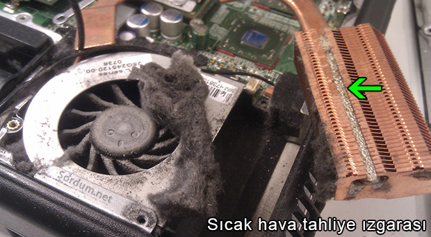 Laptop sıcak hava tahliye ızgarası Laptop sıcak hava tahliye ızgarası
